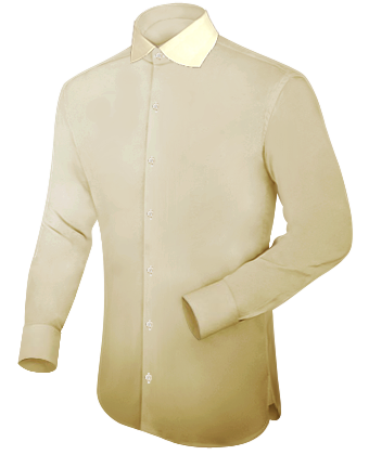 Youth Gold Dress Shirt with English Collar