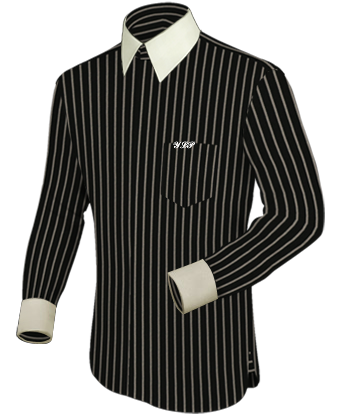 Luxury Dress Shirts with French Collar 2 Button