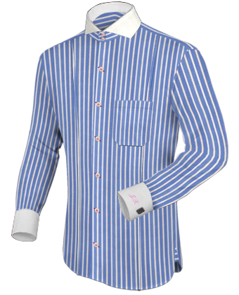 Tall Fitted Dress Shirts with Cut Away 2 Button