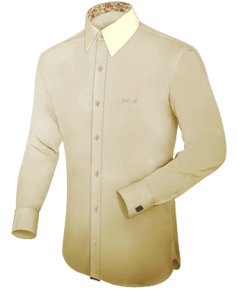 Taylor Dress Shirts with French Collar 1 Button