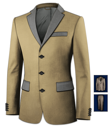 Tailoring Suits with 3 Buttons, Single Breasted