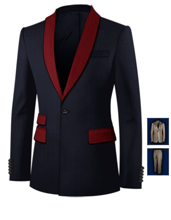 Pistachio Suits For Men with 1 Button, Single Breasted