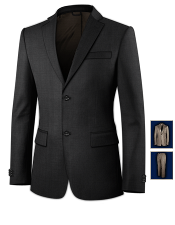 The Suit Shop with 2 Buttons, Single Breasted