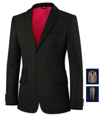 Women Suits Tailored with 2 Buttons, Single Breasted
