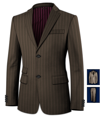 Office Style Suits with 2 Buttons, Single Breasted