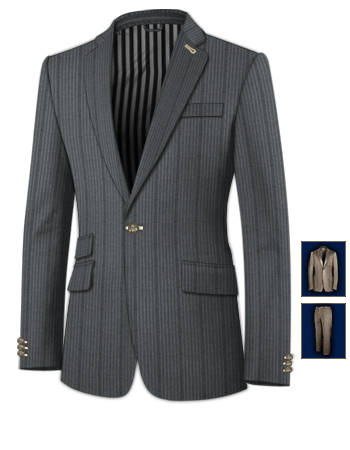 Cheap Made To Measure Suits Reading with 1 Button, Single Breasted