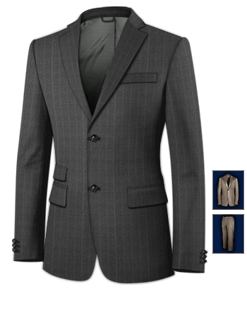 Taylor Made Suit Glasgow with 2 Buttons, Single Breasted