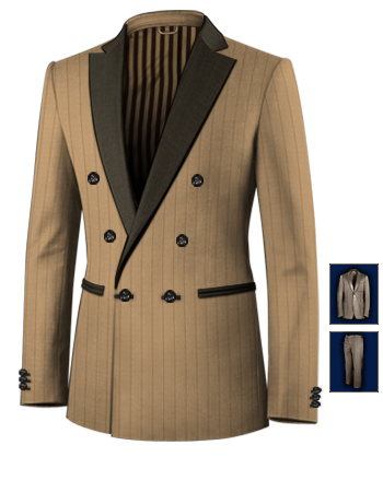 Suits And Tailoring with 6 Buttons, Double Breasted (1 To Close)