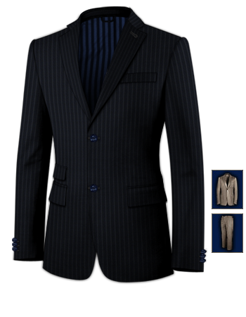 Tailored Suits Materials with 2 Buttons, Single Breasted
