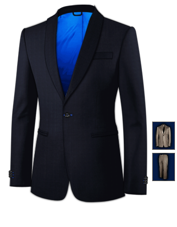 Tailor For Gentleman Clothes Make A Suit with 1 Button, Single Breasted