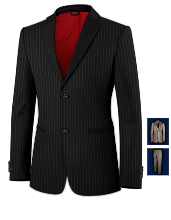 Savile Row Suits with 2 Buttons, Single Breasted