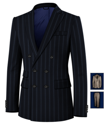 Tailored Womens Jacek Tails with 6 Buttons, Double Breasted (2 To Close)