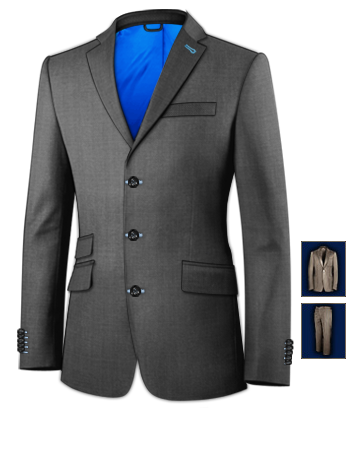 Prom Suits Herts with 3 Buttons, Single Breasted