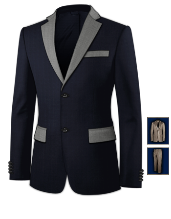 Designer Suits For Men with 2 Buttons, Single Breasted