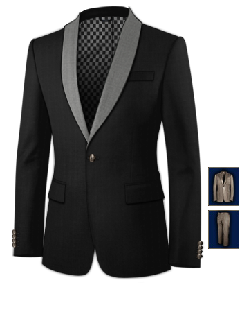 Waistcoat Suits And Tailoring with 1 Button, Single Breasted