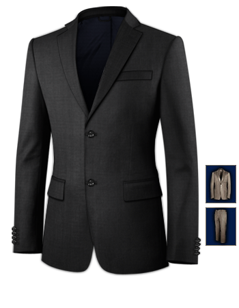 Personalised Suits with 2 Buttons, Single Breasted