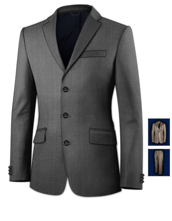 Boys Suits with 3 Buttons, Single Breasted