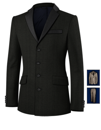 Tailored Suits Harpenden with 4 Buttons, Single Breasted