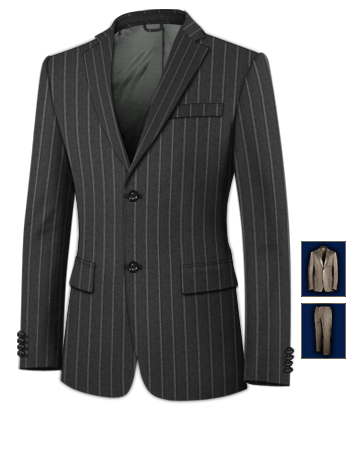 Linen Suits For Men Beach Wedding with 2 Buttons, Single Breasted