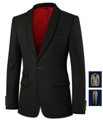 Made To Measure Suits Devon with 1 Button, Single Breasted