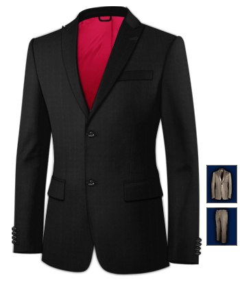 Custom And Tailored Suits with 2 Buttons, Single Breasted