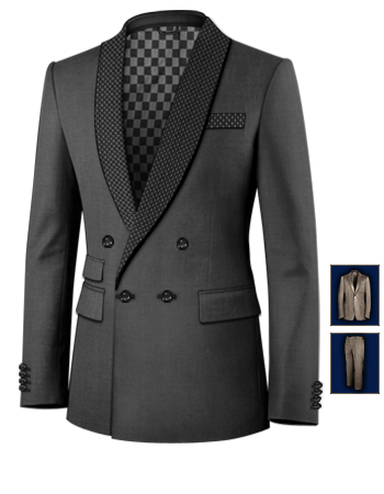 Suit Store Online with 4 Buttons, Double Breasted (1 To Close)