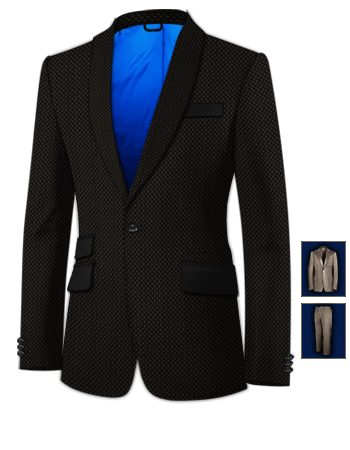 Taylor Made Suit with 1 Button, Single Breasted