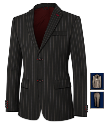 Custom Made Suits Shanghai with 2 Buttons, Single Breasted