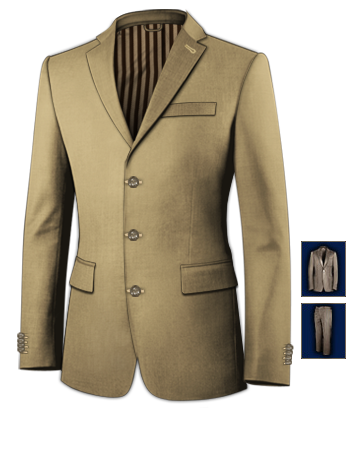 Cheap Wedding Groom's Suit with 3 Buttons, Single Breasted