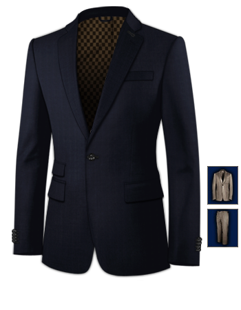 Modern Indian Suits with 1 Button, Single Breasted