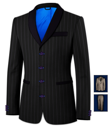 Wedding Suit Stafford with 4 Buttons, Single Breasted