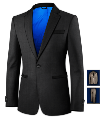 Mens Dinner Suits with 1 Button, Single Breasted