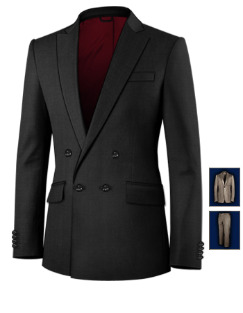 Cheap Nice Ladies Suits with 4 Buttons, Double Breasted (1 To Close)