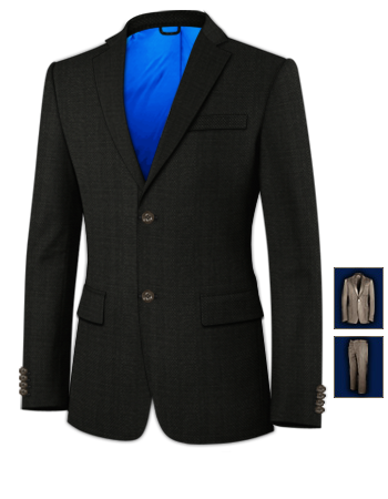 Tailor Made Suits Liverpool with 2 Buttons, Single Breasted