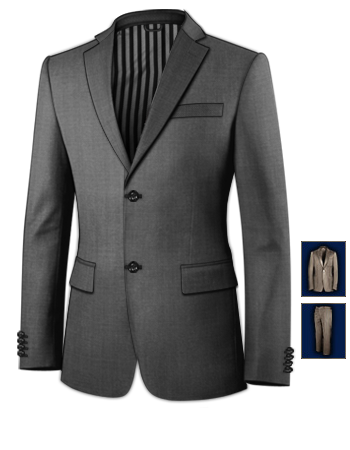 Mod Suits For Men with 2 Buttons, Single Breasted