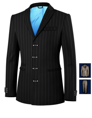 Best Shops For Mens Wedding Suits with 4 Buttons, Single Breasted