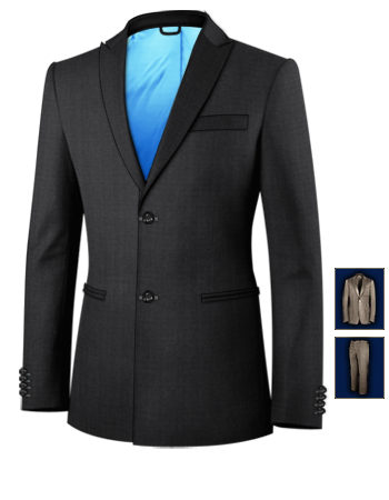 Best Suit For Slim Men with 2 Buttons, Single Breasted