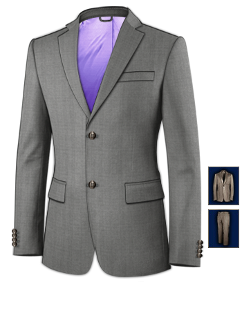 Wedding Suits with 2 Buttons, Single Breasted