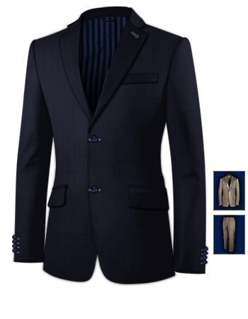 Ex Suits For Sale with 2 Buttons, Single Breasted