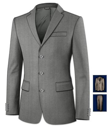Dark Green Blazers Men with 3 Buttons, Single Breasted