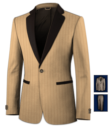 Prom Suits For Men 2011 with 1 Button, Single Breasted