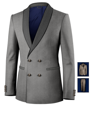 Suit Double Brested Olive Uk with 4 Buttons,double Breasted (2 To Close)