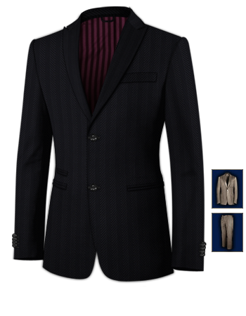 Men Wedding Suits Dublin with 2 Buttons, Single Breasted