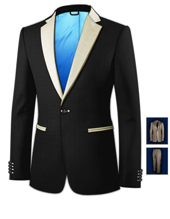 Made To Order Suits with 1 Button, Single Breasted