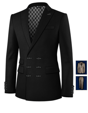 Dress Suit Manufacturer Distributor with 6 Buttons, Double Breasted (3 To Close)