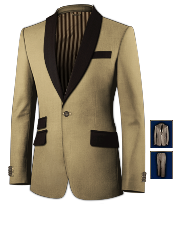 Girls Suits For Weddings with 1 Button, Single Breasted