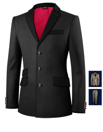 80's Mens Suits And Tailoring with 3 Buttons, Single Breasted