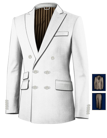 Cheap Taylored Suits with 6 Buttons, Double Breasted (2 To Close)