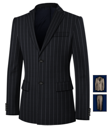Best Value Mens Suits with 2 Buttons, Single Breasted