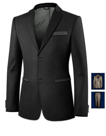 Wedding Suits For Midgets with 2 Buttons, Single Breasted